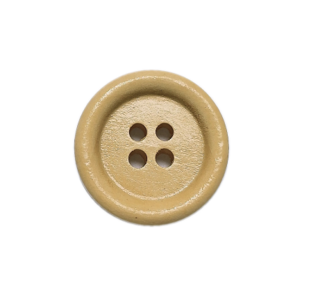 5ks drevených gombíkov, 4 dierky, 20mm lakované