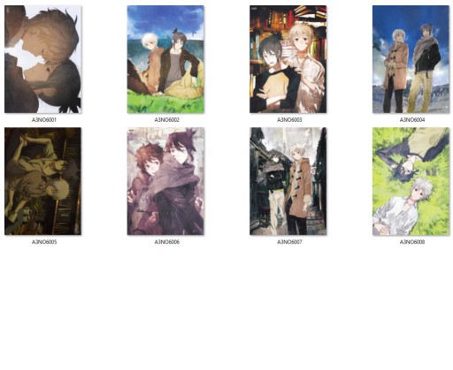 Plagát Manga Anime č 6 No6 Chlapci milujú VEĽKÝ VÝBER