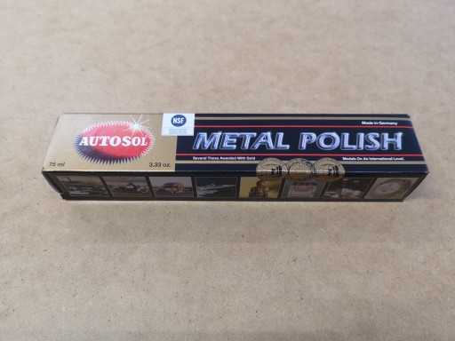 AUTOSOL METAL POLISH pasta na leštenie kovov 75ml