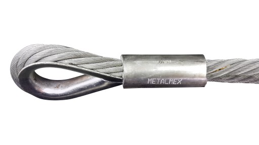 Lano Nerezové lanko 4mm 7x7 AISI316 1m