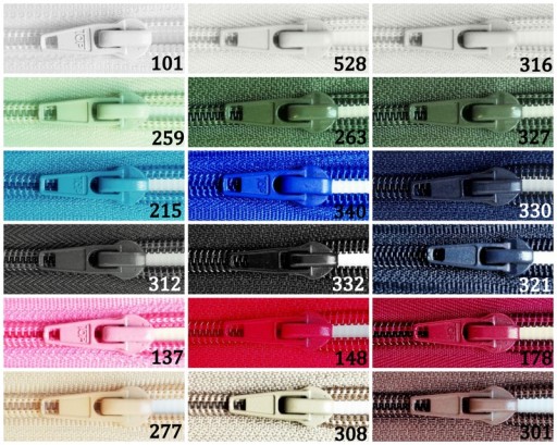 STRUNOVÝ Zips - 85 cm - Zips - 20 FARIEB