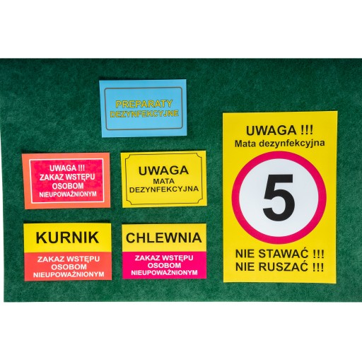DERATIZAČNÝ PODÁVAČ - VÝSTRAŽNÁ TABUĽKA