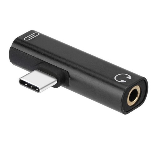 Adaptér USB-C na Mini Jack 3,5 mm + napájanie USB-C