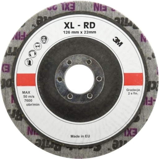 Brúsna netkaná textília na brúsenie XL-RD 2S FIN 126x6x22 3M
