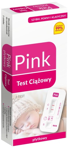 DOMÁCI RUŽOVÝ TEHOTENSKÝ TEST PRESNOSŤ 99,9 %
