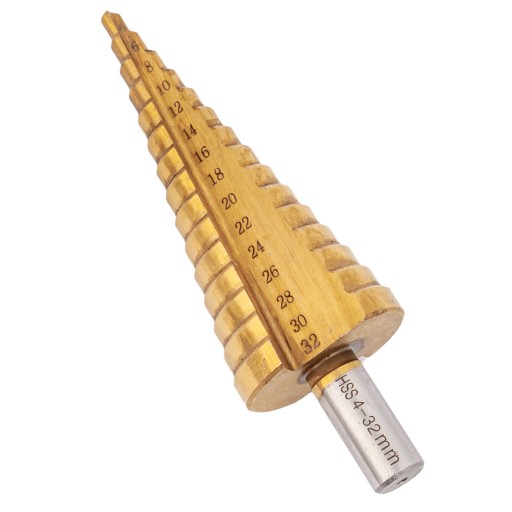 KROKOVACÍ KUŽELOVÝ VŔTAČ HS TYTAN 4-32mm VŔTAČKY