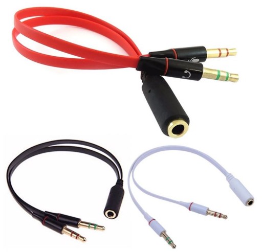 Adaptér na kábel slúchadiel Splitter Jack 3.5 KVALITA