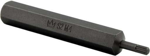 KONCOVÝ BIT 10 mm drážka M4 x 75 mm 4x75 S2 6-STRAN
