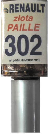 RENAULT 701 ROUGE COQUELICOT FARBA TESTOVACIA ARA