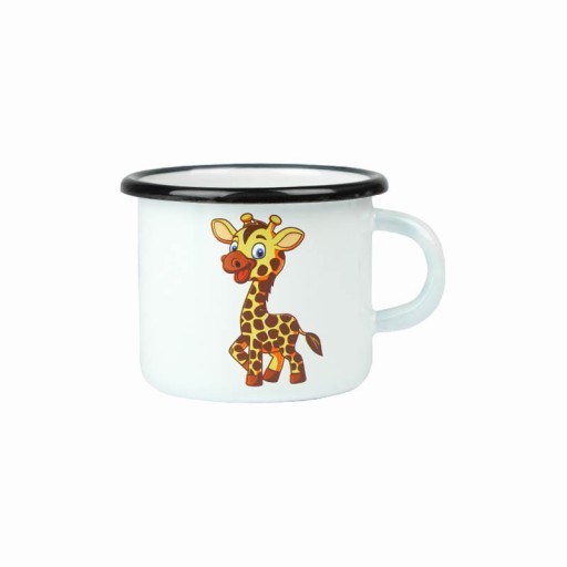SMALTOVANÝ HRNČEK ŽIRAFA 500 ML