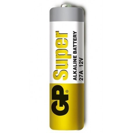 5x diaľkový ovládač GP SUPER 27A MN27 12V alkalická batéria