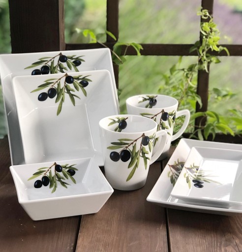 MILOVANÁ ŠALÁTOVÁ MISKA 14 CM KLASICKÉ OLIVY 6154 PORCELÁN