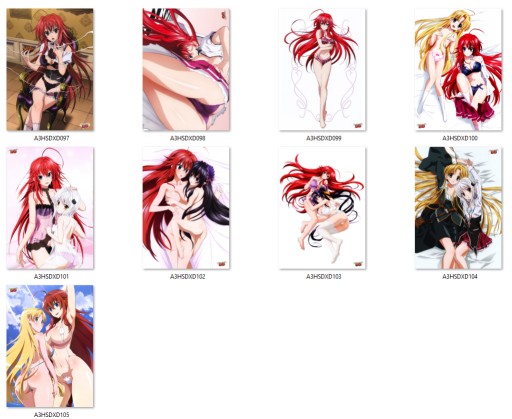 A3 Plagát Manga Anime High School DxD VEĽKÝ VÝBER