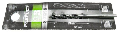 Vrták do dreva Stalco Perfect S-71395 3x61mm