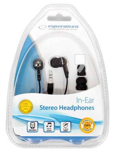 ESP EH125 X-BASS IN-EAR STEREO CHANNEL SLÚCHADLÁ