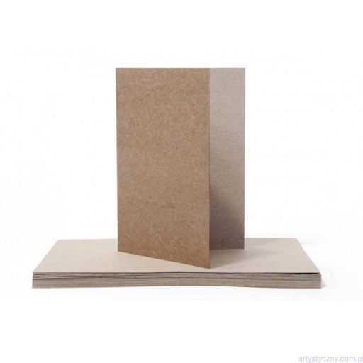 Papier Eco Kraft 250g 100 listov A5 Hnedé pozvánky