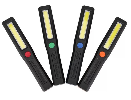 Dielenské svietidlo na baterku s COB 3W LED magnetom