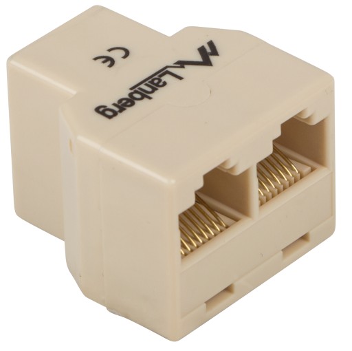 LANBERG RJ45 LAN rozbočovač AD-RJ45-2RJ45-OU