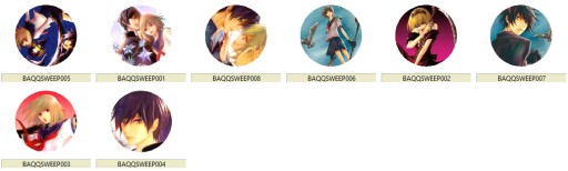 Manga Anime QQ Sweeper Pins MNOHÉ DIZAJNY