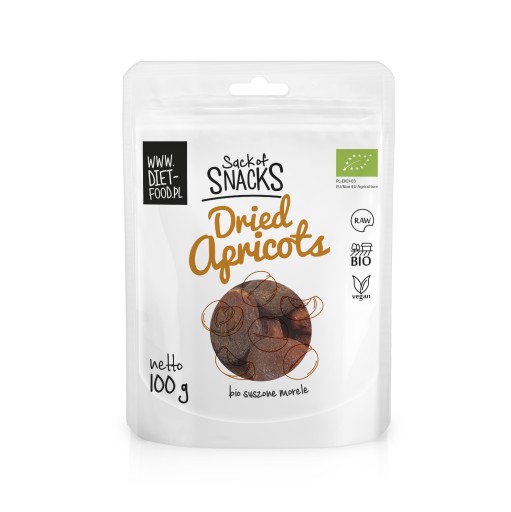 Diet-Food BIO sušené marhule 100G