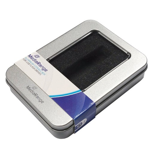 Estetické hliníkové puzdro na USB kľúč SVADOBNÝ darček