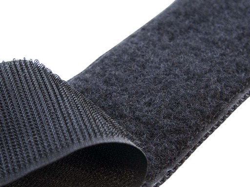 SADA PÁSKY NA VELCRO 25 MM ČIERNA