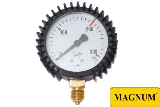 Argon/CO2 manometer 63mm 315 bar 1/4