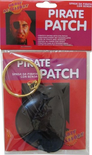 PIRÁTSKY SET PIRÁTSKE OČIŠKA + NÁUŠNICE