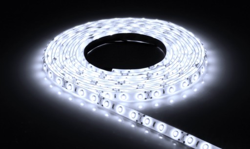 LED PÁS 12V 5630 60LED 1M IP20 STUDENÁ BIELA
