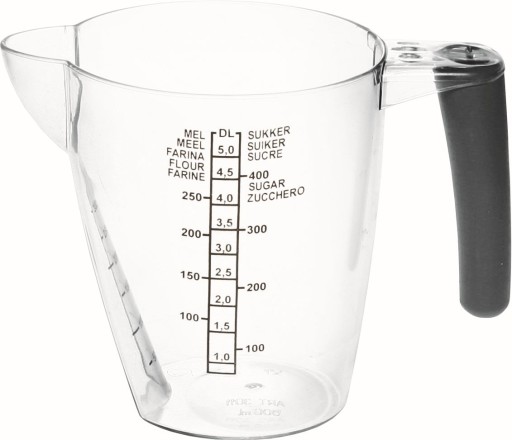 KUCHYŇSKÁ ODMERKA s odmerkou, 500 ml