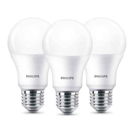 3x E27 PHILIPS LED žiarovka 5,5W = 40W 2700K A60