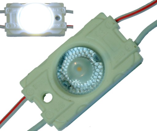 STUDENÁ BIELA LED MODUL + ALU+ OVLÁDAČ 1,4W