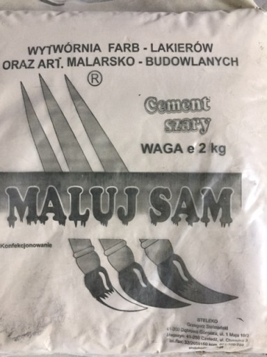 Portlandský cement sivý CEM II 32,5 R 2kg
