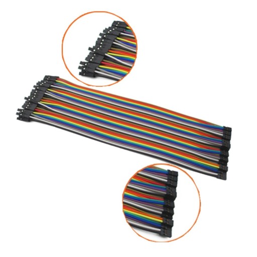 Dupont štartovacie káble 20cm Ż-Ż M-Ż sada 2 kusov