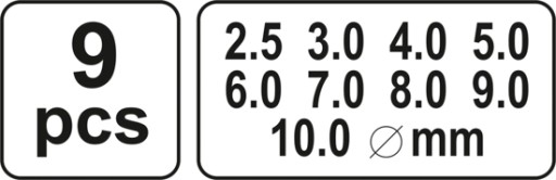 SADA DIEROVAČOV KOŽE 9 ks. VOREL 76705