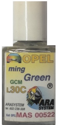 OPEL L30C GCM MING ZELENÝ LAK ŠKRABANÝ DOTYK