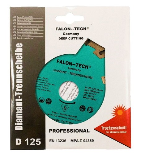 FALON-TECH DIAMANTOVÝ DISK 125 MM BETÓNOVÁ KOCK
