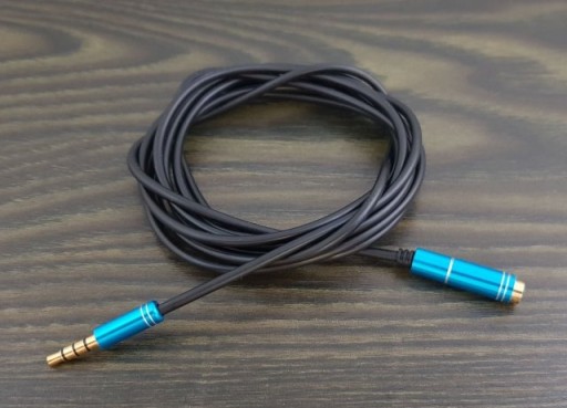 Kábel mini jack 3,5 mm, predlžovací kábel AUX AUDIO 2 m
