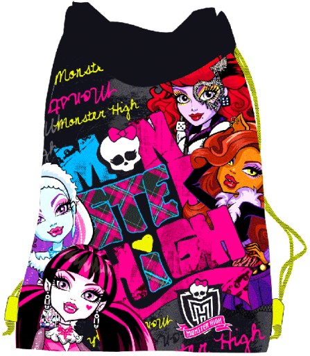 ŠKOLNÁ TAŠKA MONSTER HIGH WD NA OBUV PRE DIEVČATÁ MONSTER