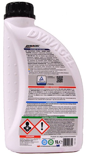 DYNAGEL 2000 -37 kvapalina do chladiča 1L MIEŠA