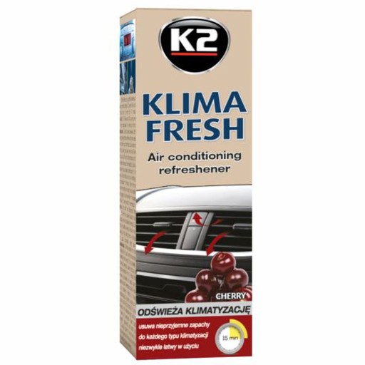 KLIMA FRESH osviežovač klimatizácie ČERŠEŇ