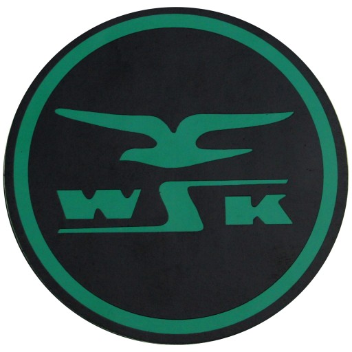 NÁLEPKA WSK PZL ŚWIDNIK GREEN ROUND 125 175
