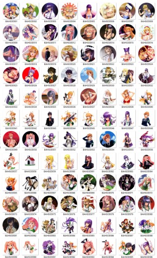 Anime Highschool of the Dead Pins VEĽKÝ VÝBER
