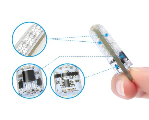 2 W5W LED T10 RGB ŽIAROVKY 16 FAREBNÉ PARKOVACIE DIAĽKOVÉ OVLÁDANIE