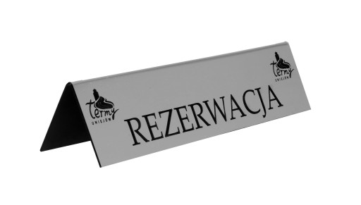 INFORMAČNÁ TABUĽA REZERVÁCIE TABUĽA - GRAVÍROVANIE