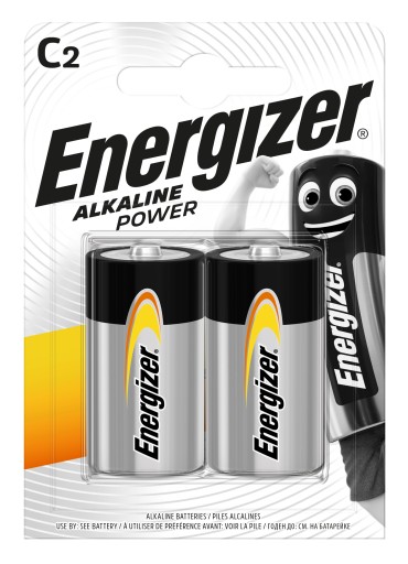 2 x ENERGIZER POWER LR14/C ALKALICKÁ BATÉRIA