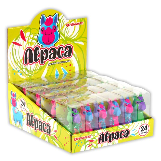 Figúrka alpaky MODRÁ guma