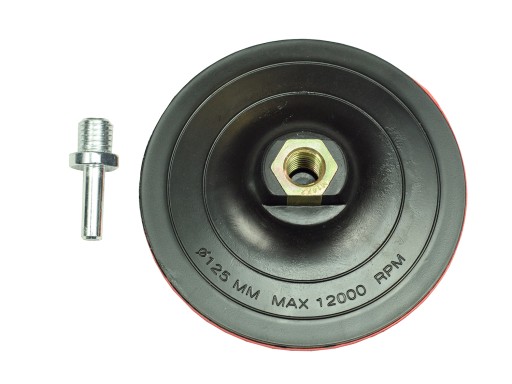 NÁSTAVNÝ DISK PRE BRÚSKU A VŔTAČKU 125MM + ADAPTÉR