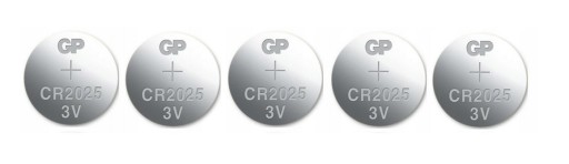 5x GP CR2025 3V LiMnO2 160mAh gombíková lítiová batéria