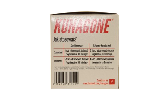 Odpudzovač kun DO DOMÁCEHO AUTO KUNAGONE